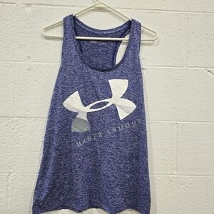 Under Armour Women's Heathered Blue Tank Top